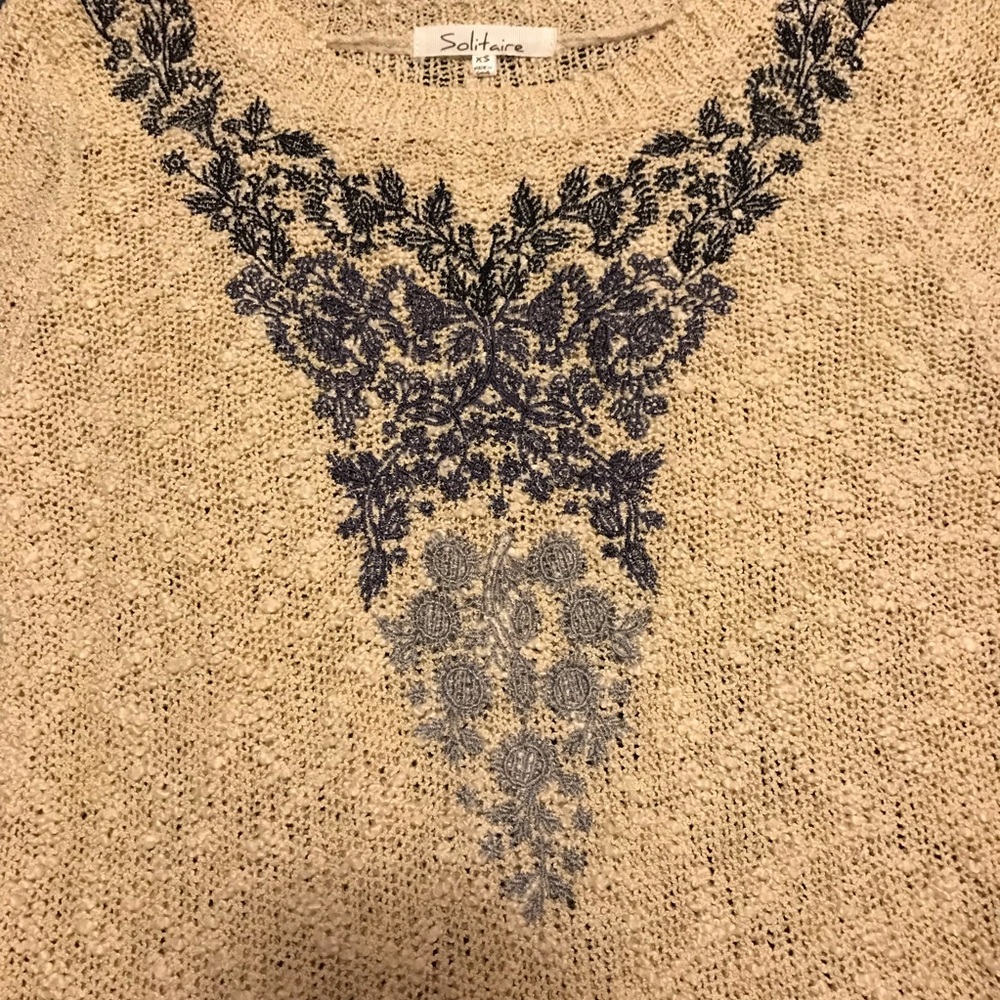 Embroidered Sweater - Picture 2 of 2